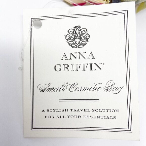 ANNA GRIFFIN | Set of 2 Floral Cosmetic Bags Coated Cotton - Picture 5 of 16